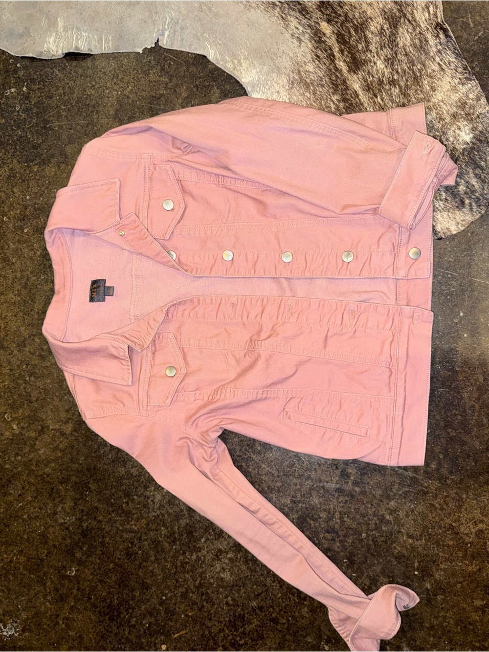 Pink Denim Jacket